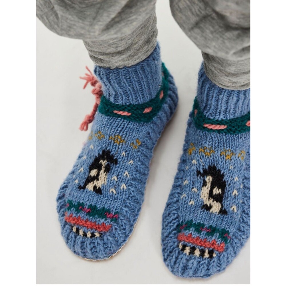Free People Frosty Friends Slipper Socks Sz S/M, NWT